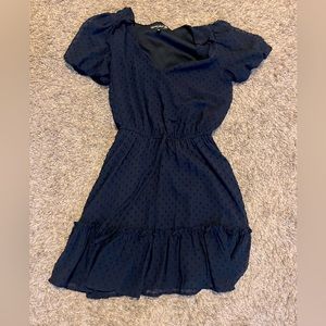 Frilly blue dress